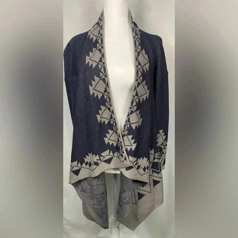 Staccato Women’s‎ sweater, drape asymmetrical open front